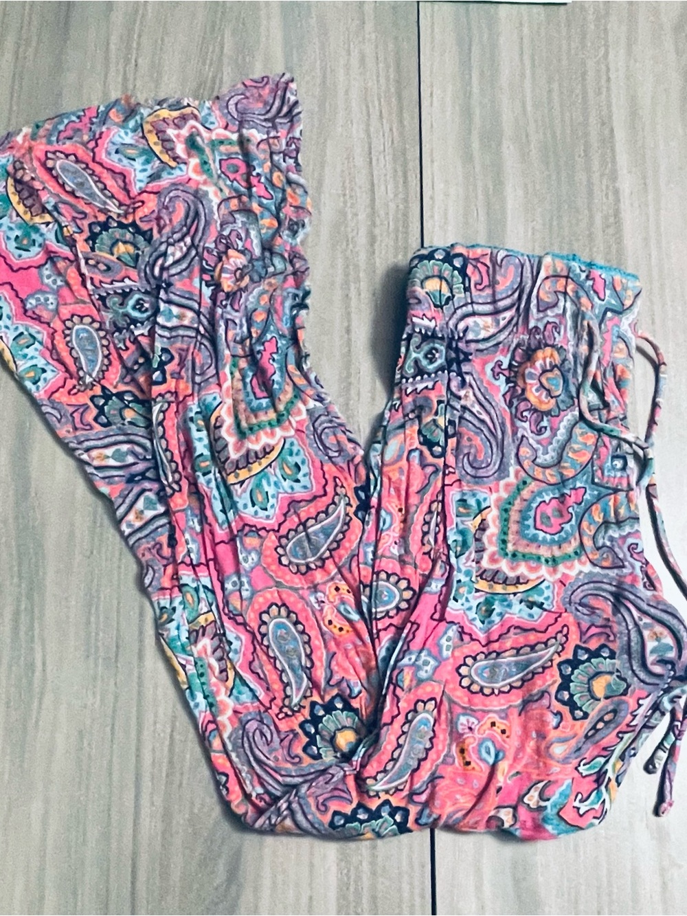 Cynthia Rowley Paisley Pajama Lounge Pants - Size Small